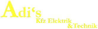 Adi's Kfz-Workshop- Elektrik & Technik, Text