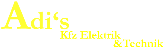 Logoschrift Adis Kfz Elektrik & Technik